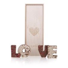 Milk chocolate letters - Love