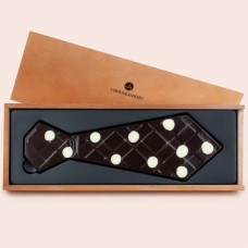 Dark chocolate tie