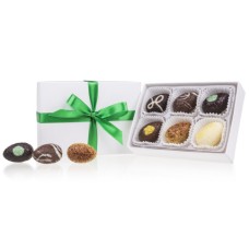 12 Chocolate Eggs - White L
