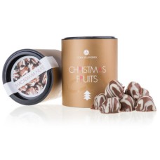 Christmas macadamia nuts in chocolate