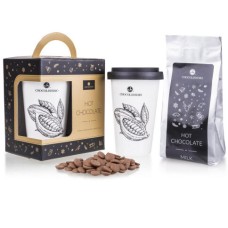 Christmas set - thermal mug and chocolate