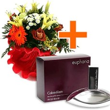 Calvin Klein Women's Perfume + Flowers (Classic Composition)