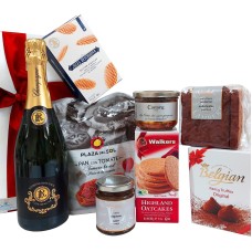 Champagne and tapas package with savory and sweet