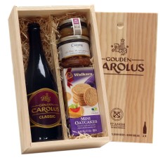 Aperitif Gift With Belgian Beer And French Delicacies