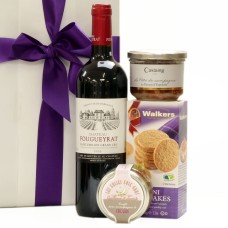 Aperitif Gift With French Wine And French Delicacies