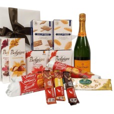 Belgian-French gift package with Veuve Clicquot