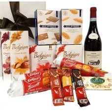 Delicious Belgian gift package with Italian Red