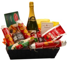 Belgian Gift Basket Champagne As A Promotional Gift
