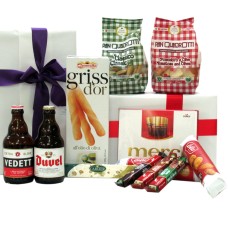 Belgian Beers With Belgian Delicacies And Savory Snacks