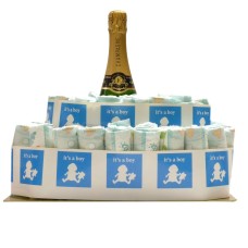 Pamper Cake It'S A Boy With Champagne