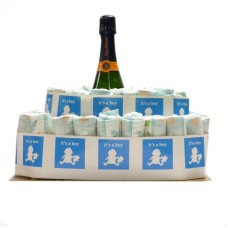 Pamper Cake Hooray A Boy With Veuve Clicquot