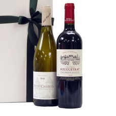 Red St.Emilion Grand Cru And A White Petit-Chablis