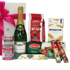 Champagne And Belgian Candy Package As A Gift