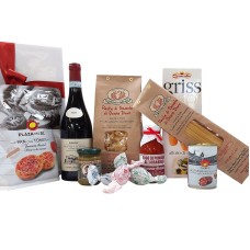 Italian gift package with a delicious Italian wine