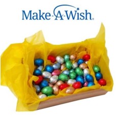Make-a-Wish Basket with 60 pre-packaged Callebaut eggs