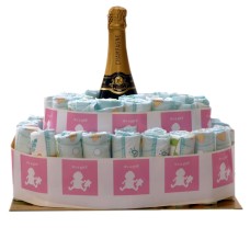 Pamper Cake It'S A Girl With Champagne