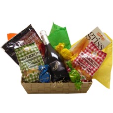 Italian Gift Basket With Prosecco And Goodies