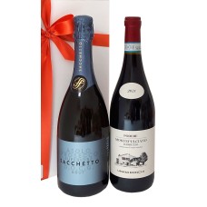 Italian red wine and Prosecco to enjoy