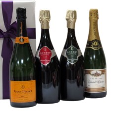 Four Times Top Bubbles Veuve Clicquot Gosset And E. Roussin