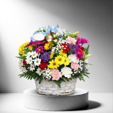 Rainbow Flower Basket (Normal)