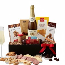 Classic Gourmet Salami And Cheese Gift Box