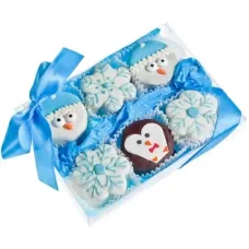 Winter Brownie Gift Box of 6