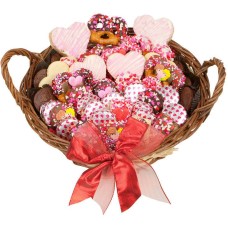 12" Large Sweethearts Gourmet Gift Basket