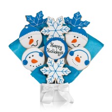 Winter Holidays Cookie Bouquet (5 Cookie Count)