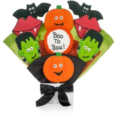 Halloween Cookie Bouquet (5 Cookie Count)