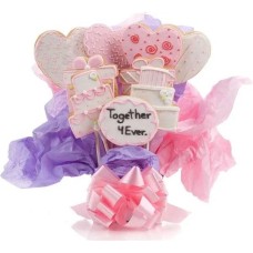 Wedding Cookie Bouquet (5 Cookie Count)
