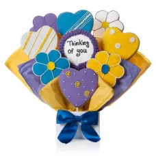 Daisies & Hearts Cookie Bouquet