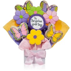 Brighten Your Day Cookie Bouquet (5 Cookie Count)