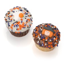 Halloween Belgian Chocolate Gourmet Cupcakes- 6 Pack