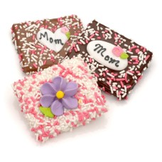 Mother's Day Chocolate Dipped Grahams, Individually Wrapped