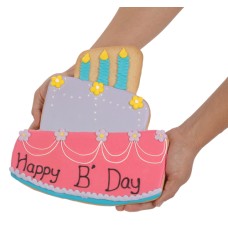 Giant Birthday Cake Sugar Shortbread Cookie