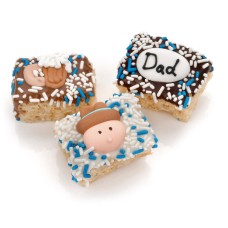 Father's Day Mini Rice Treat- Single