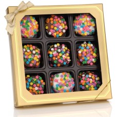 Confetti Chocolate Dipped Oreos, Box of 9
