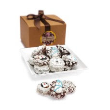 Winter Chocolate Dipped Sandwich Cookie- Gift Box