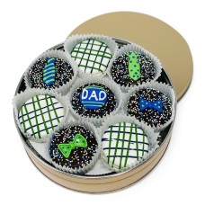 Tin of 16 Father's Day Chocolate Dipped Oreos