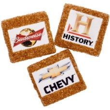Gold Sugar Picture Cookie