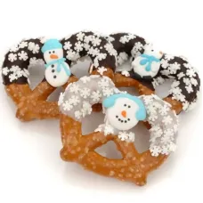 Winter Edition Chocolate & Caramel Pretzel Twists- Individually Wrapped Winter Edition Chocolate & Caramel Pretzel Twists- Individually Wrapped