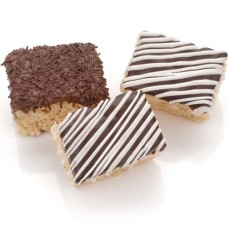 Classic Belgian Chocolate Mini Crispy Rice Bars