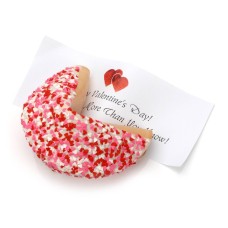 Heart Sprinkles Super Giant Fortune Cookie