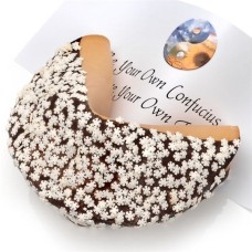 Snowflake Sprinkles Super Giant Fortune Cookie