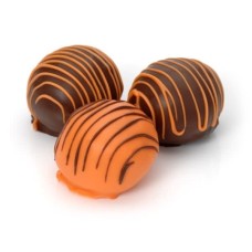 Tiger Stripes Belgian Truffle Cake Bons
