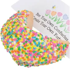 Spring Flowers Giant Fortune Cookie