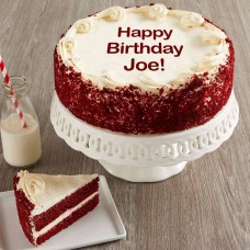 Personalized 10-inch Red Velvet Cake