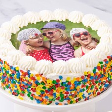 Happy Birthday Photo Cake