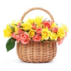 Basket Of 50 Roses - 1