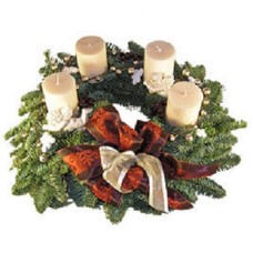 White Advent Wreath